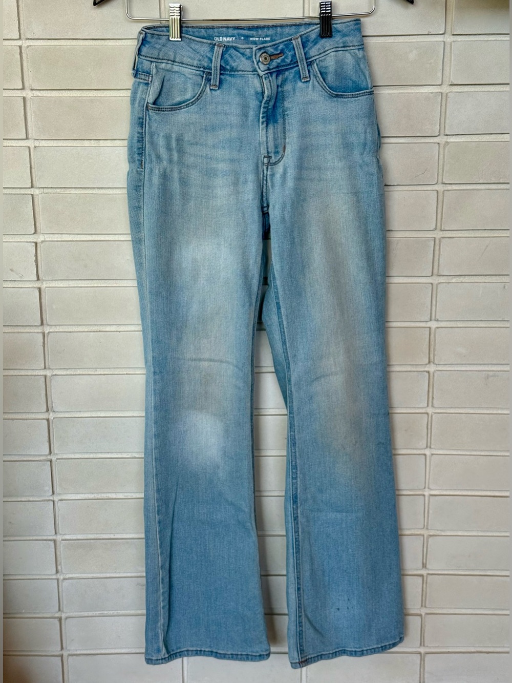 Old Navy Wow High-Rise Flare Jeans * Size 0 * XS * Light Wash